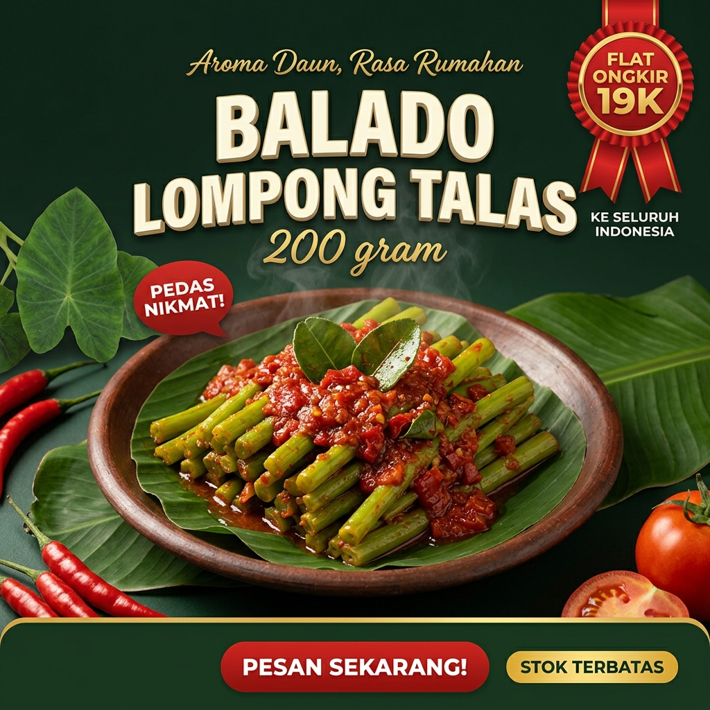 Balado Lompong Talas 200 gr